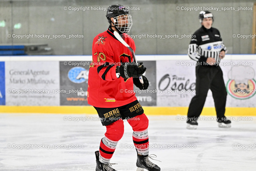 Lendhafen Seelöwen vs. Spartans Althofen | #70 Schumnig Martin Spartans Althofen, Lendhafen Seelöwen vs. Spartans Althofen, Lendhafen Seelöwen vs. Spartans Althofen am 14.02.2025 in Ferlach (HTC Eishalle Ferlach), Austria, (Photo by Bernd Stefan)