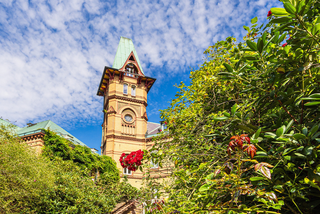 Blick auf das Schloss in Seedorf am Schaalsee | Blick auf das Schloss in Seedorf am Schaalsee.