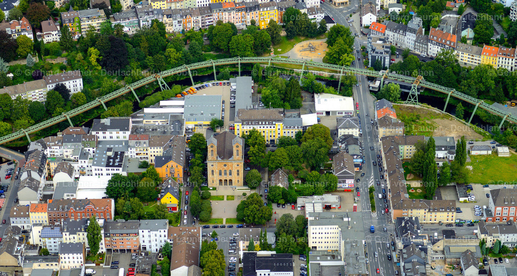3291245 | Verlauf der Schwebebahn, Wuppertal