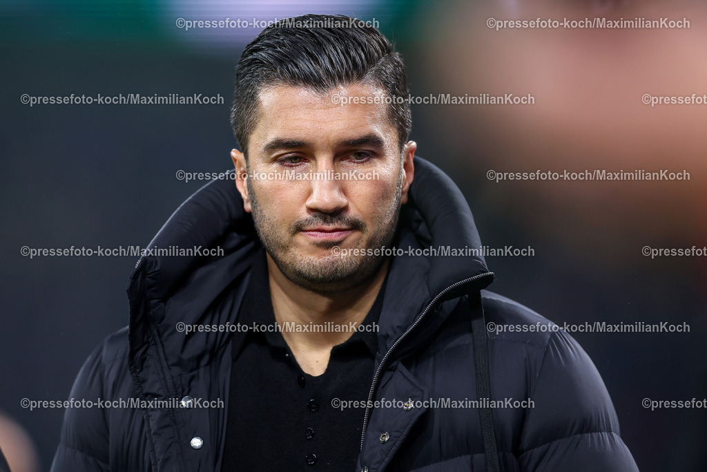 BVB15122402170 | 15.12.2024, Fußball, Borussia Dortmund - TSG 1899 Hoffenheim, 1. Fußball Bundesliga, 14. Spieltag, Signal Iduna Park, Saison 2024 2025: Trainer Nuri Sahin (Cheftrainer BVB)DFB regulations prohibit any use of photographs as image sequences and or quasi-video.