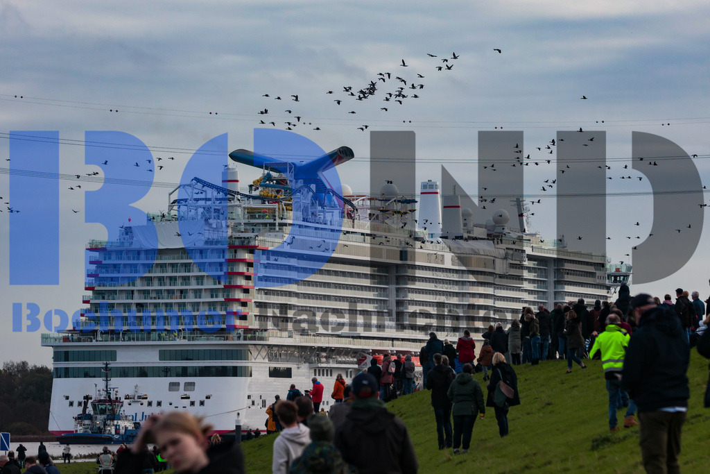  30.10.2023 - 
 | Sebastian Sendlak / Bochumer Nachrichtendienst (BOND) - Ueberfuehrung Carnival Jubilee - Meyer Werft Papenburg - Realisiert mit Pictrs.com