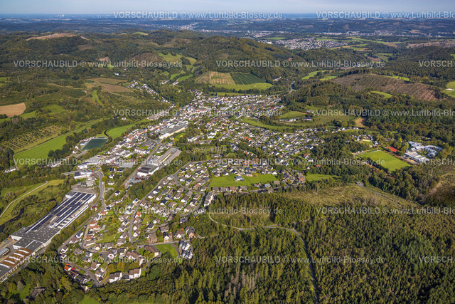 Sundern230905283 | Luftbild, Ortsansicht mit müba Müller & Baum GmbH, Hachen, Sundern, Sauerland, Nordrhein-Westfalen, Deutschland