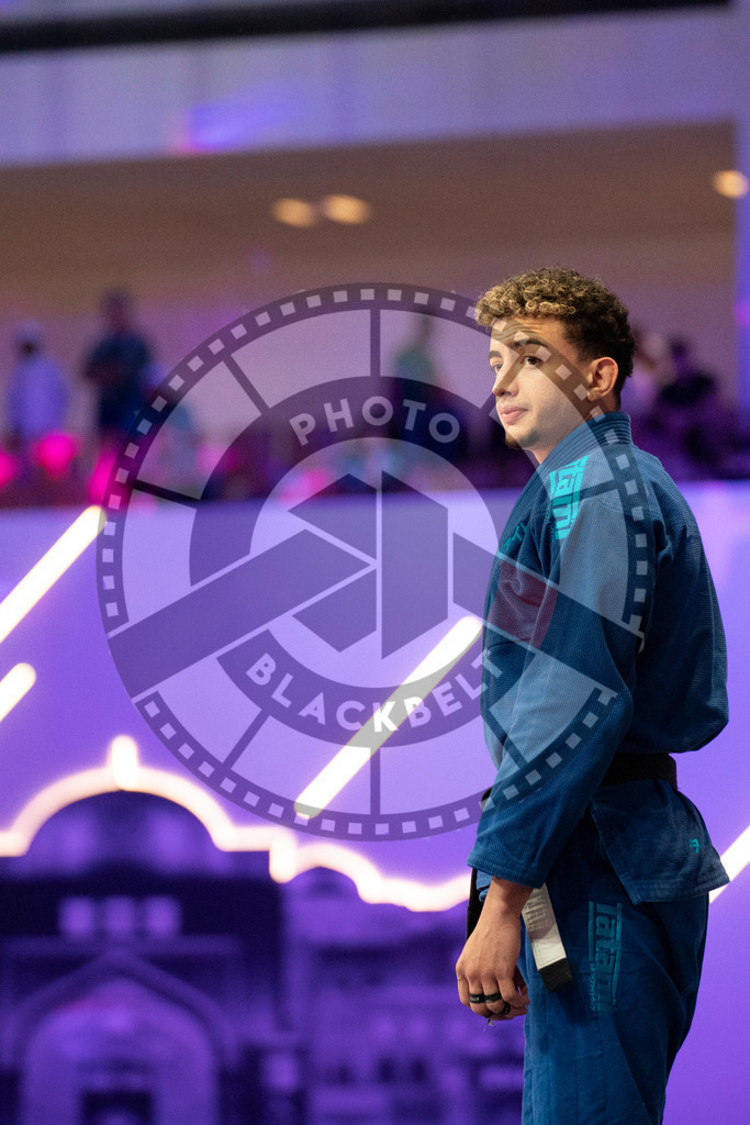 20231109PBB5093 | Fighters compete during the AJP World Professional Championship in the Mubadala Arena in Abu Dhabi, Arab United Emirates, on November 9, 2023.