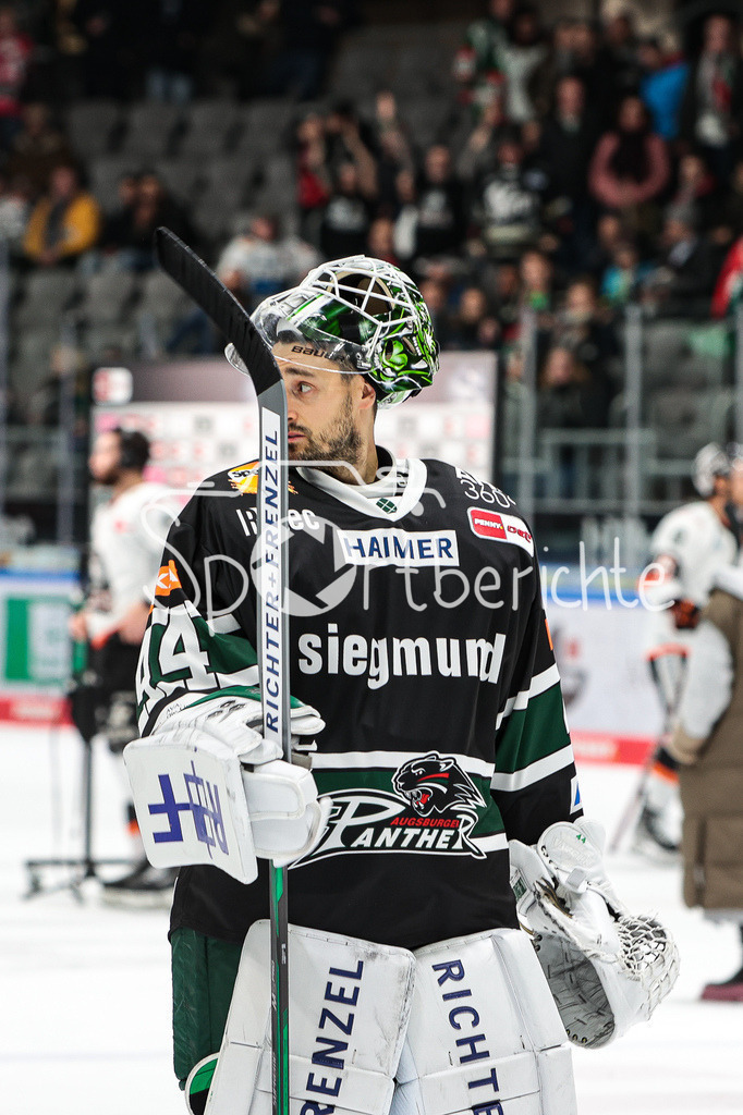 Augsburger Panther - Loewen Frankfurt | Dennis ENDRAS (AEV #44) ist bedient nach der Niederlage gegen Frankfurt