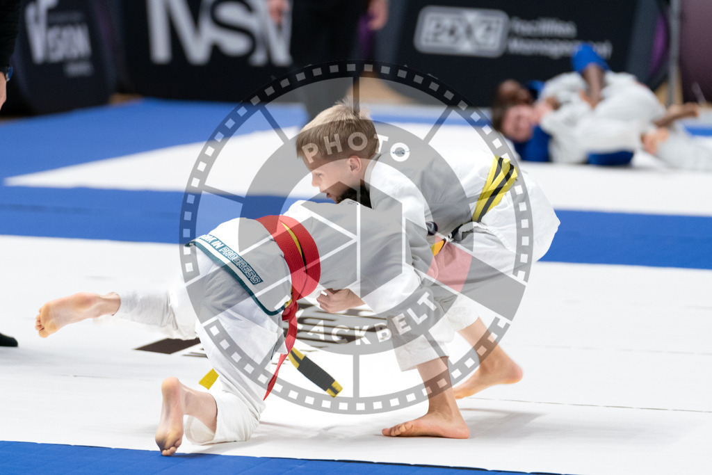 20241012PBB0428 | Athletes compete during the AJP Tour Europe Continental Jiu-Jitsu Youth Championship on October 12, 2024, in Almere near Amsterdam, Netherlands. © Chiara Dazi / photoblackbelt