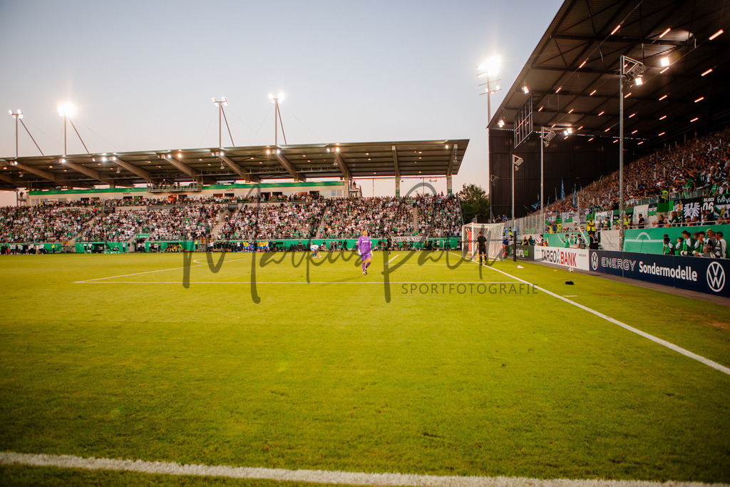 DFB-Pokal 2025/2026, 1. Runde: SC Preußen Münster - Hertha BSC Berlin | Münster, 18.08.2025: DFB-Pokal 2025/2026, 1. Runde, SC Preußen Münster gegen Hertha BSC Berlin im LVM-Preußenstadion in Münster.(Foto: sportfotografie.ms | Markus Paletta) - Realisiert mit Pictrs.com