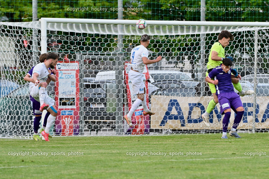 SAK vs. Austria Klagenfurt Amateure | #24 Jovan Koprivica SAK, #9 Sinan Samardzic SAK, #30 Kevin Zesch Austria Klagenfurt Amateure, SAK vs. Austria Klagenfurt Amateure, SAK vs. Austria Klagenfurt Amateure am 08.05.2026 in Klagenfurt (Sportpark Welzenegg), Austria, (Photo by Bernd Stefan)