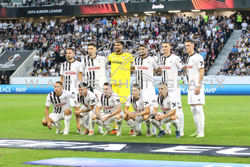 LASK Linz - FC Liverpool | LINZ,AUSTRIA,21.SEPT.23 - UEFA Europa League, LASK Linz - FC Liverpool, Image shows: the team of LASK Linz.
Photo: Sportmediapics.com/ Andreas Willdoner