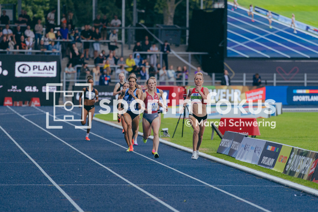 Deutsche Meisterschaften der Frauen und Männer 2026 | 800-Meter-Lauf, Finale, Deutsche Meisterschaften der Frauen und Männer 2026, Lohrheidestadion Bochum-Wattenscheid, 26.07.2026. Foto: Marcel Schwering / sportimfokus - Realisiert mit Pictrs.com