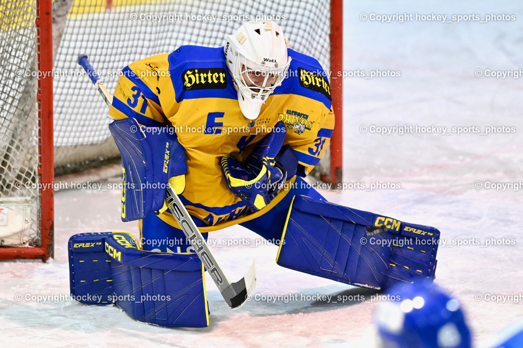 ESC SPARKASSE STEINDORF vs. 1. EHC ALTHOFEN | #31 Horn Fabian EHC Althofen, ESC SPARKASSE STEINDORF vs. 1. EHC ALTHOFEN, ESC SPARKASSE STEINDORF vs. 1. EHC ALTHOFEN am 30.11.2025 in Steindorf (Ossiachersee Halle), Austria, (Photo by Bernd Stefan)