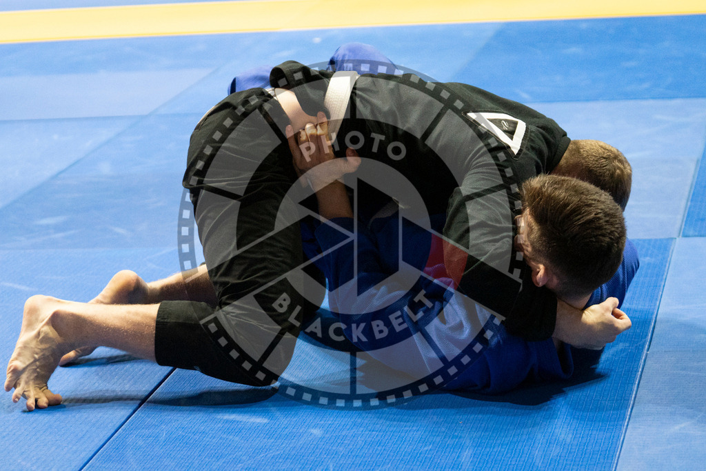 20240119PBB1200 | Fighters compete during the IBJJF European Championship in Paris, France, on January 19, 2024.