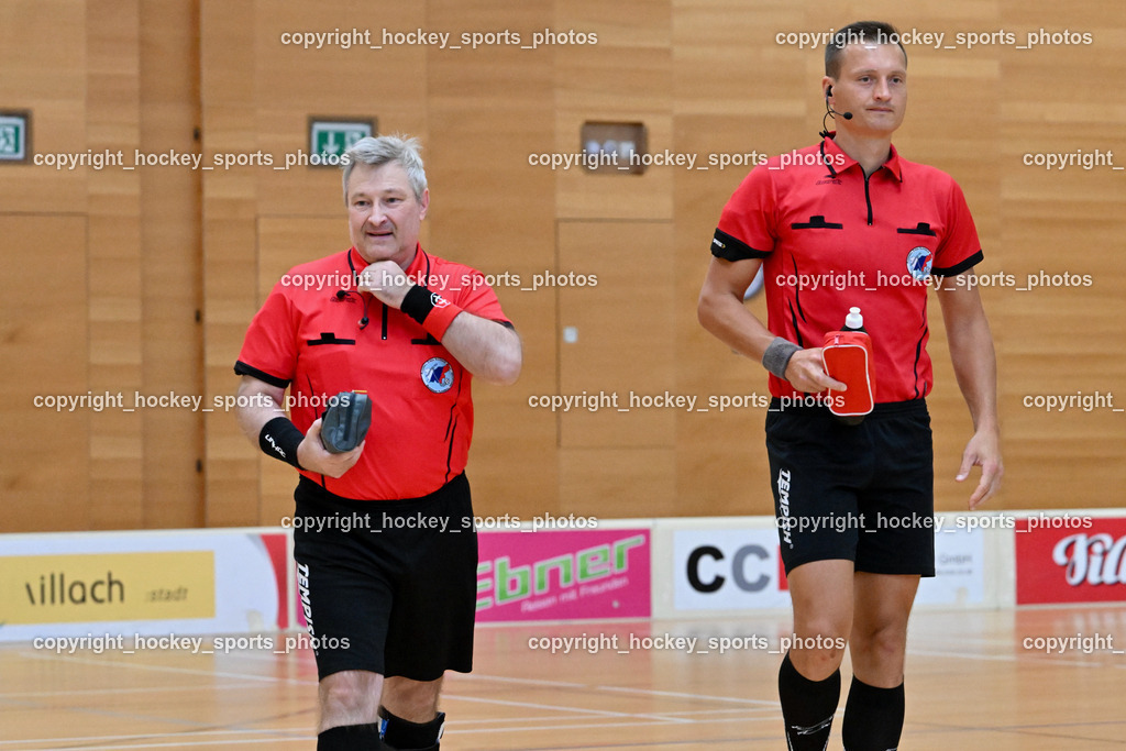 VSV Unihockey vs. Dunai Krokodilok 9.9.2023 | Aleš Kržič, Andraž Zupančič, Referees