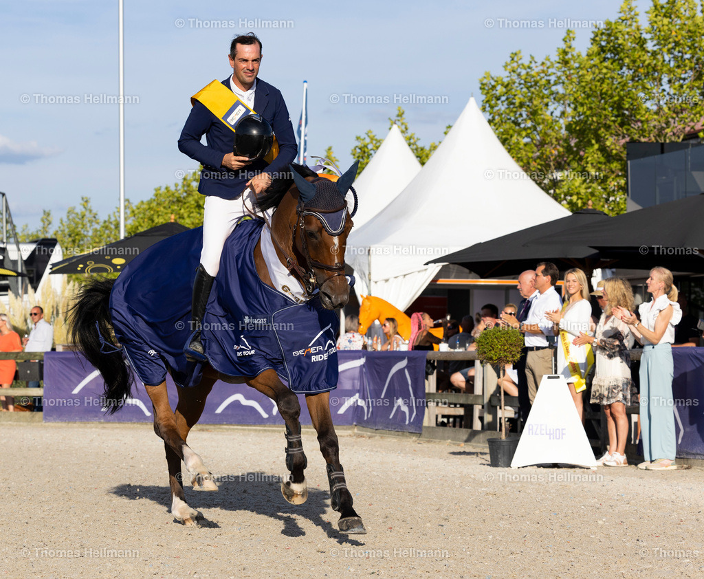 63 Darling de L _Angevine ((FRA)_ Mathieu Billot_184 | 63 Darling de L´Angevine ((FRA), Mathieu Billot beim CSI Azelhof 2022 am 04.09.22 in Lier, Azelhof