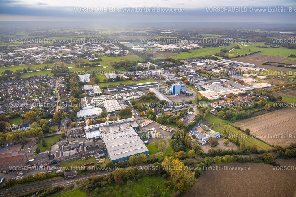 Goch241014562 | Luftbild, Gewerbegebiet Gewerbepark Goch, Klever Straße, Fernsicht, Goch, Niederrhein, Nordrhein-Westfalen, Deutschland