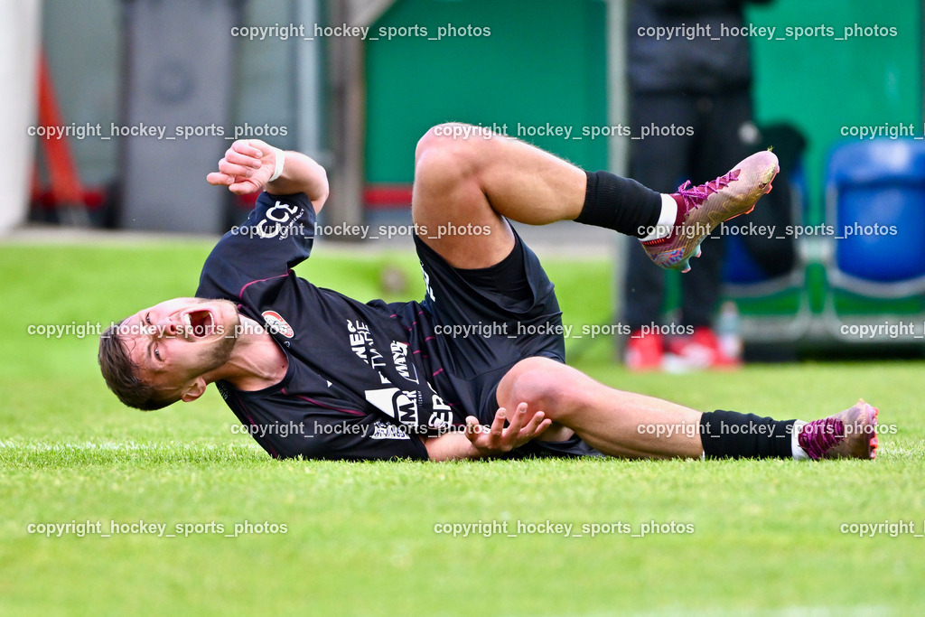 ASK Klagenfurt vs. SK Vorwärts Steyr 21.4.2024 | #70 Milan Ziric SK Vorwärts Steyr, ASK Klagenfurt vs. SK Vorwärts Steyr 21.4.2024, ASK Klagenfurt vs. SK Vorwärts Steyr am 21.04.2024 in Klagenfurt (ASK Sportzentrum Fischl), Austria, (Photo by Bernd Stefan)