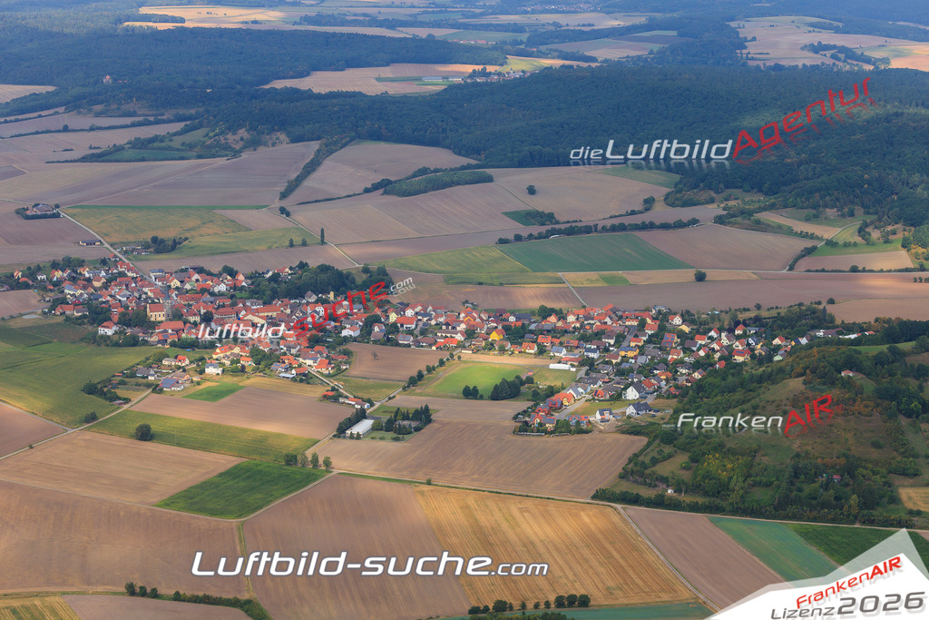Luftbild von Gossmansdorf  - Luftaufnahme wurde 2016 von https://frankenair.de mittels Flugzeug (keine Drohne) erstellt - die Geschenkidee