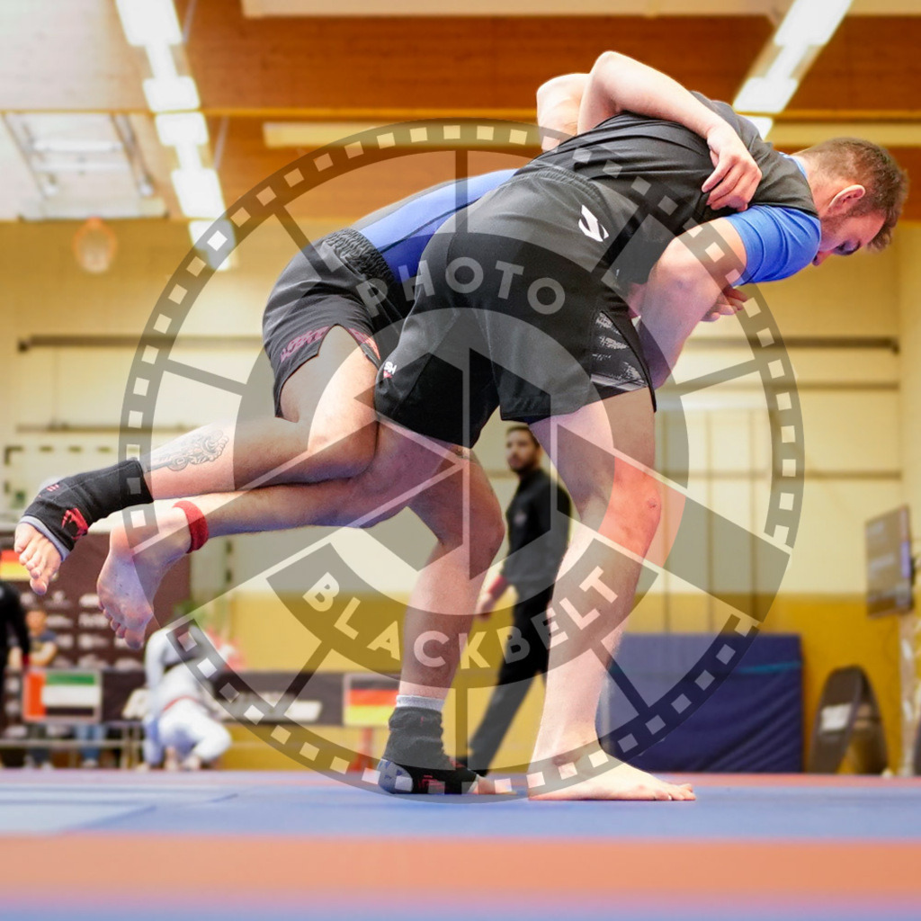 20240203PBB08363_web | Fighters compete during the Brazilian Jiu-Jitsu Championship of the AJP Tour in Maintal by Frankfurt am Main, Germany, on February 2, 2024.