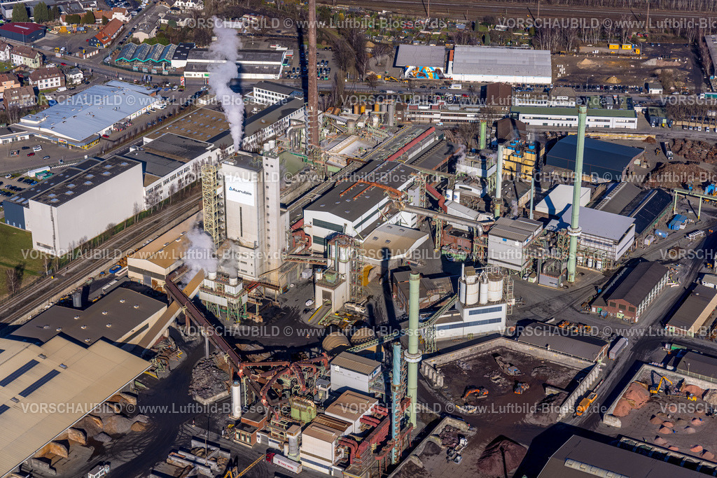 Luenen230203628 | Luftbild, Aurubis AG Werksgelände, Kupferstraße, Gahmen, Lünen, Ruhrgebiet, Nordrhein-Westfalen, Deutschland