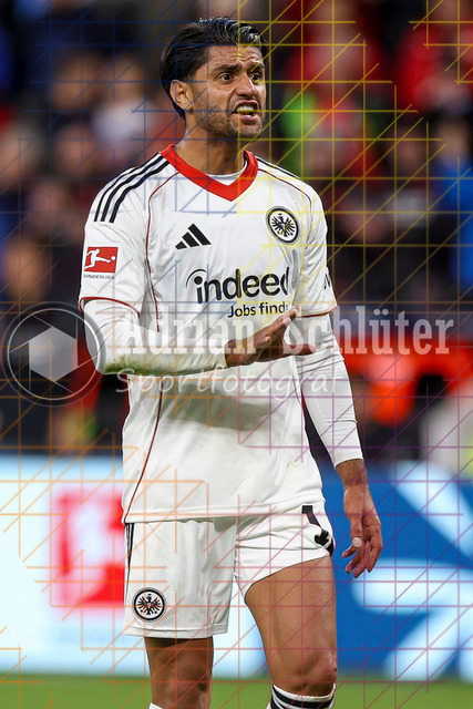 Bayer 04 Leverkusen vs Eintracht Frankfurt - Bundesliga  | Leverkusen, Deutschland, 12.09.25:   Mahmoud Dahoud (Eintracht Frankfurt) gestikuliert, Gestik waehrend des Spiels der Bundesliga zwischen  Bayer 04 Leverkusen vs Eintracht Frankfurt in der BayArena(Foto von Brauer-Fotoagentur / Adrian Schlueter)