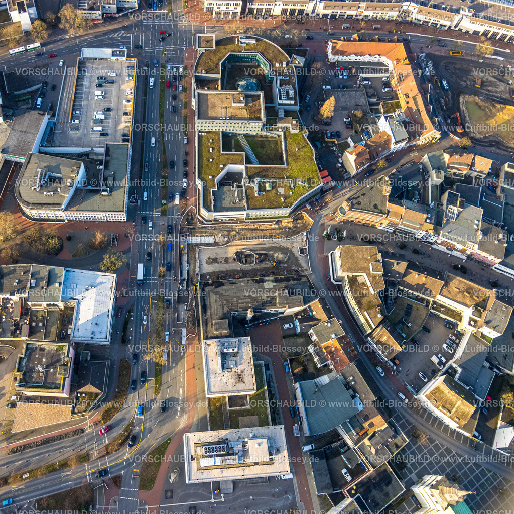 Hamm241200768 | Luftbild, Baustelle Westentor am City-Center, Bundesstraße 63 Westring, Mitte, Hamm, Ruhrgebiet, Nordrhein-Westfalen, Deutschland