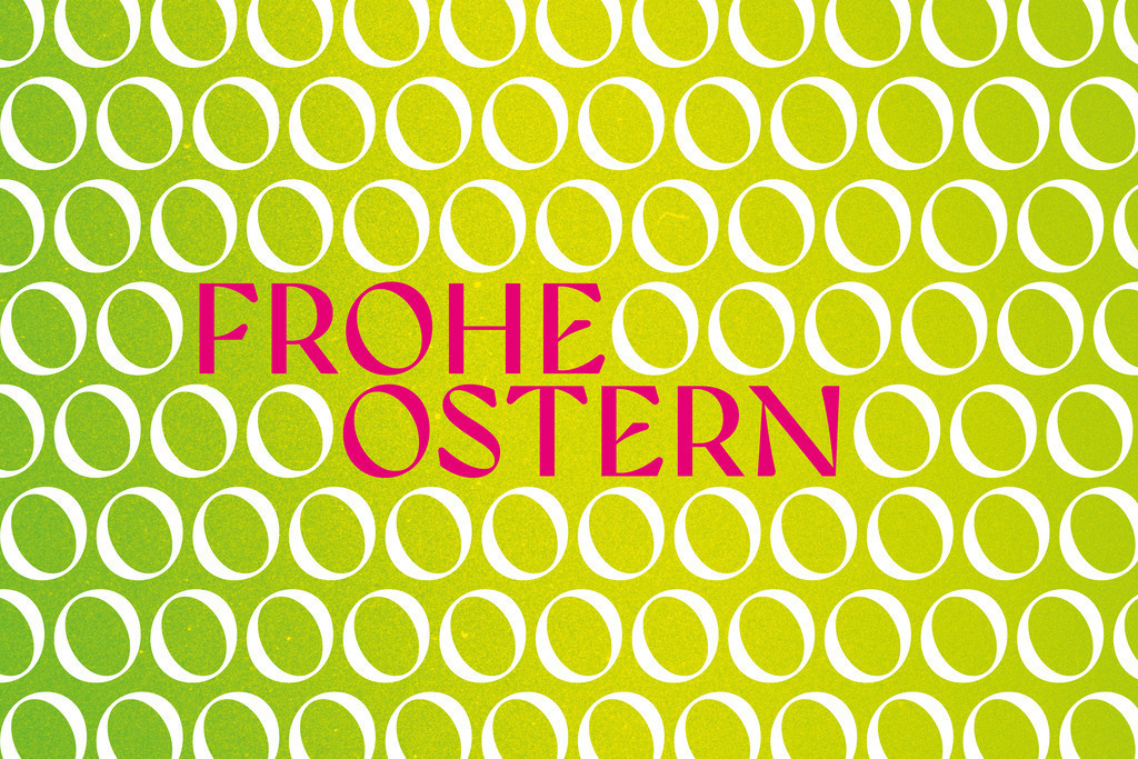 Frohe Ostern | ✔ Einzigartiger Designstil von Jonathan Schöps (Master of Arts) +++ ✔ Mit deinem Kauf unterstützt du direkt den selbstständigen Gestalter, unabhängig von Zwischenhändlern +++ ✔ sicher bezahlen per Rechnung, Paypal, Kreditkarte, Vorkasse oder Lastschrift +++ Meine Kunden bewerten undarstellbar mit 4,9/5 ⭐⭐⭐⭐⭐ Sternen.