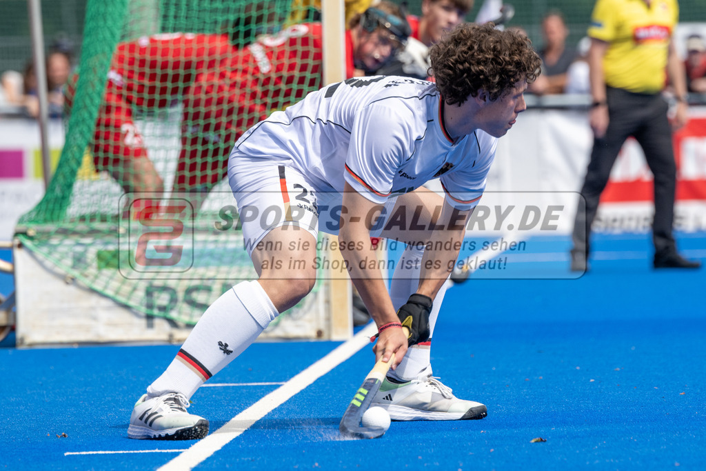 SFE_20230716_0377 | EuroHockey EM U18 Boys Final Belgium vs Germany am 16.07.2023 in Krefeld (Gerd-Wellen-Hockeyanlage), Photo: Stephan Fehrmann 2023 (Sports-Gallery)