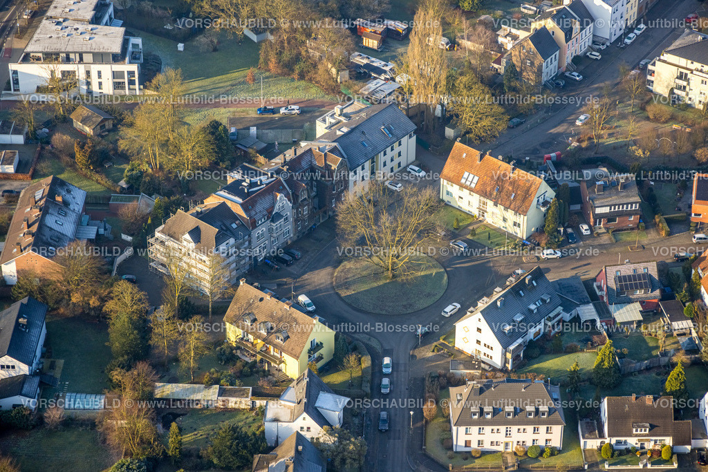 Hamm250200677Osten | Luftbild, Kreisverkehr mit Baum an der Windthorststraße  und Kentroper Weg, Mitte, Hamm, Ruhrgebiet, Nordrhein-Westfalen, Deutschland
