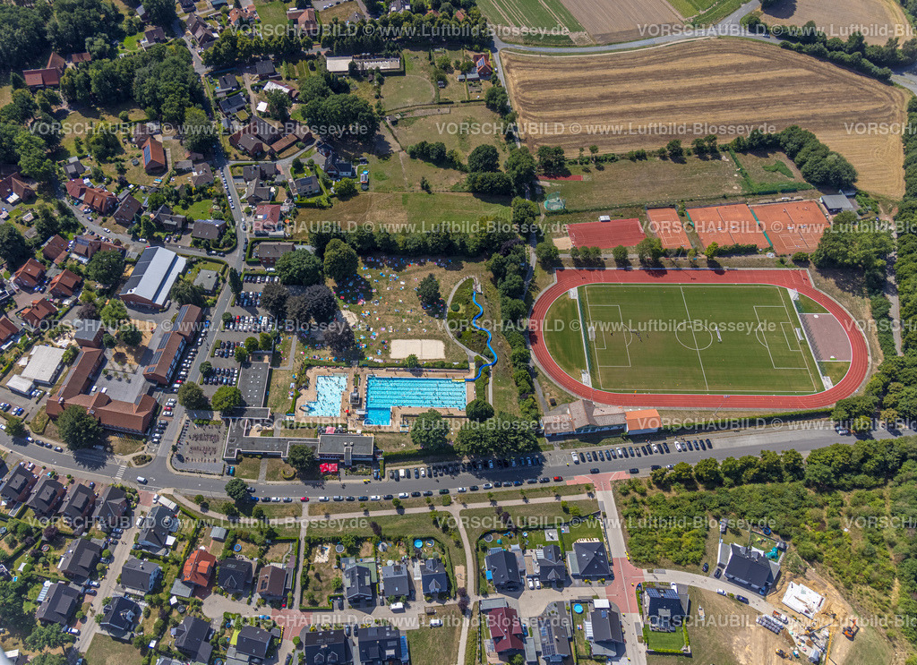 Haltern220800384 | Luftbild Freibad Syten,  Sythen, Haltern am See, Ruhrgebiet, Nordrhein-Westfalen, Deutschland