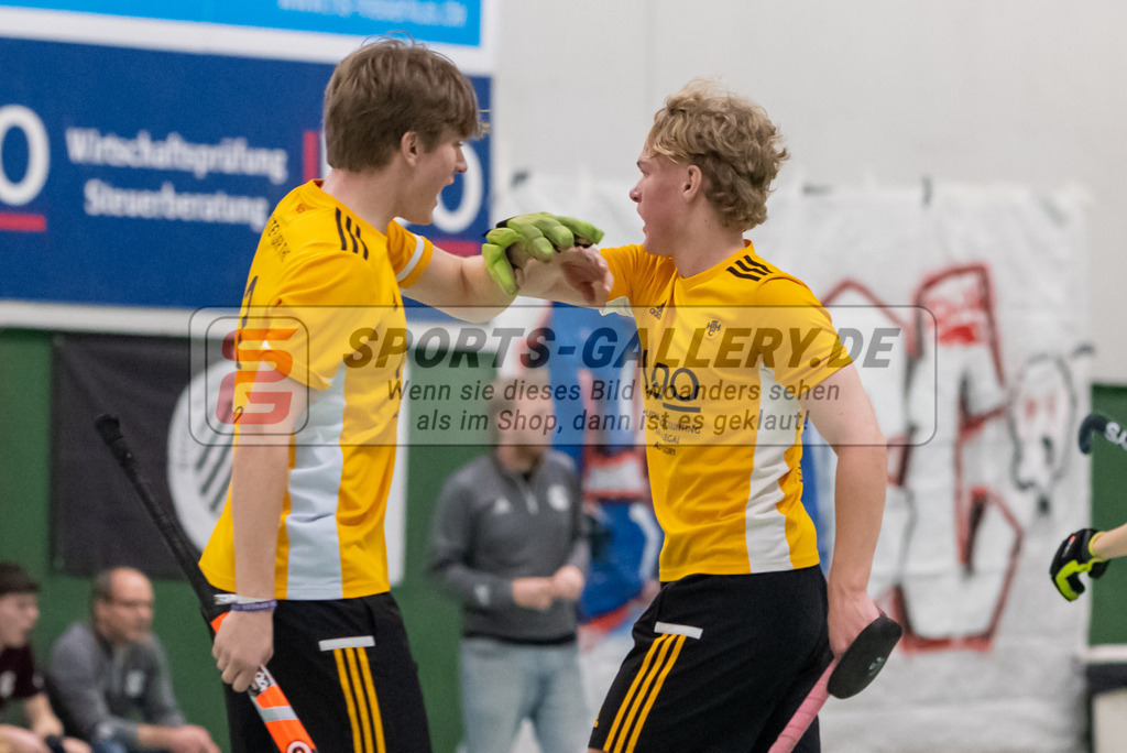 SFE_20230304_0002 | Deutsche Meisterschaft Männliche U16 Halle 2023 am 04.03.2023 in Köln (KTHC Stadion Rot-Weiss Köln Tennis and Hockey Club), Photo: Stephan Fehrmann 2022 (Sports-Gallery)