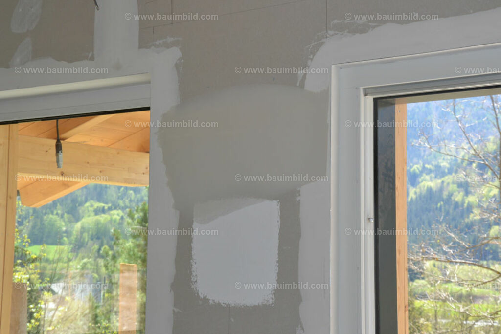bib-lg18-putzarbeiten-0209 | Nach LV-Leistungsgruppen sortierte Detailfotos über den Bau eines Hauses. Alle Hausbau-Bilder direkt vom Urheber und Autor der Website Haus-Selber-Bauen.com