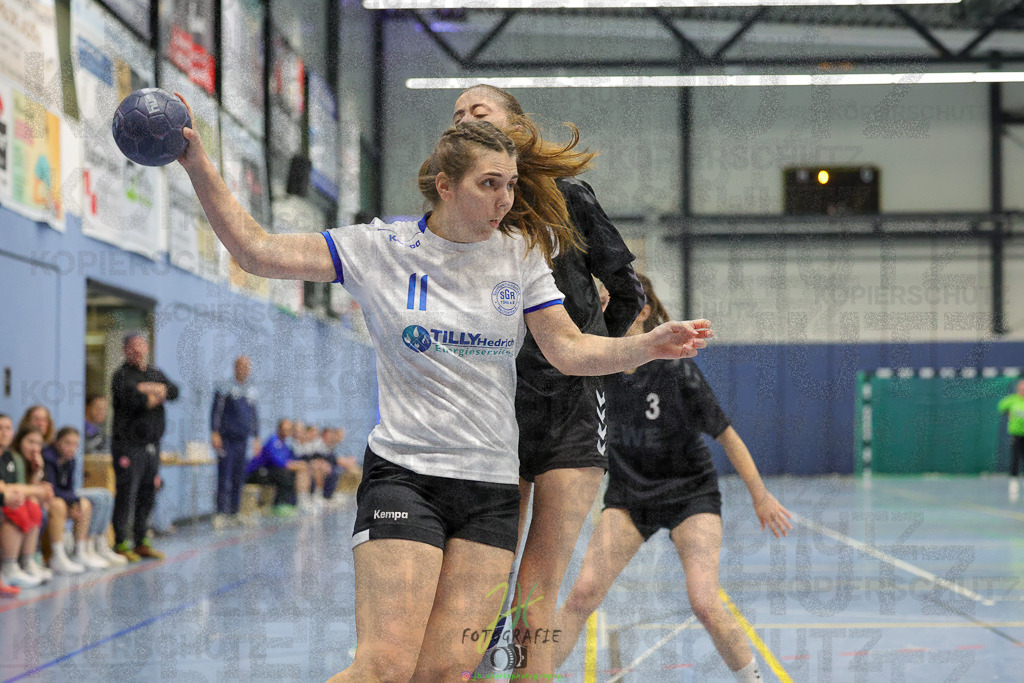 Frauen 2. Bezirksklasse, SG Rechtenbach - HSG Kleenheim/Langgöns III | Frauen 2. Bezirksklasse, SG Rechtenbach - HSG Kleenheim/Langgöns III am 16.11.2024 in Rechtenbach (Sporthalle Rechtenbach)Photo © 2024 - Jörg Heinrich - Realisiert mit Pictrs.com