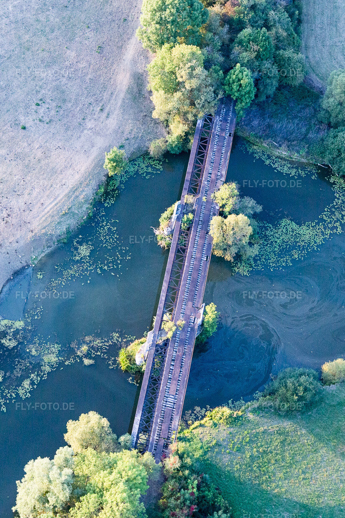 Luftbild: Brücke über die Maas/La Meuse in Sauvigny im Bundesland Meuse in Frankreich. Foto: IMG_118355.jpg vom 15.09.2019 durch Werner Riehm/FLY-FOTO.de