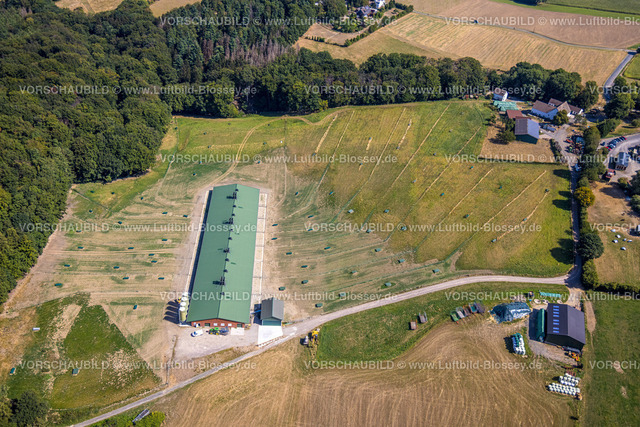 Hattingen220808025 | Luftbild, Bergerhof, Scheune, Elfringhauser Schweiz, Oberstüter, Hattingen, Ruhrgebiet, Nordrhein-Westfalen, Deutschland