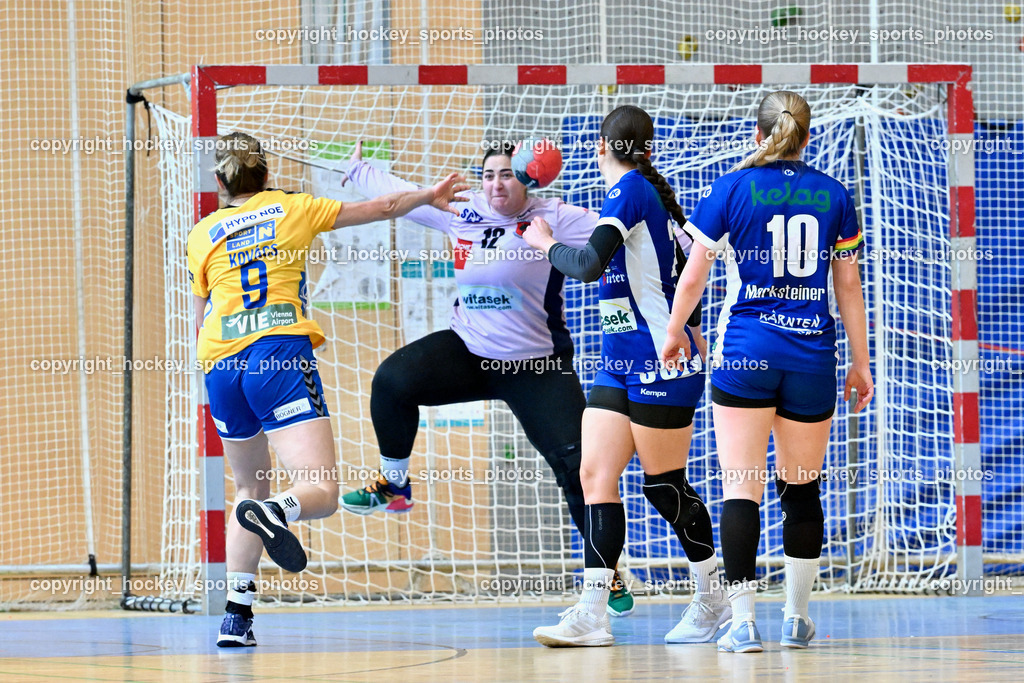 SC Ferlach Damen vs. Hypo Niederösterreich 18.11.2023 | #9 KOVACS Patricia, #12 Segota Helena, #10 MARKSTEINER Viktoria