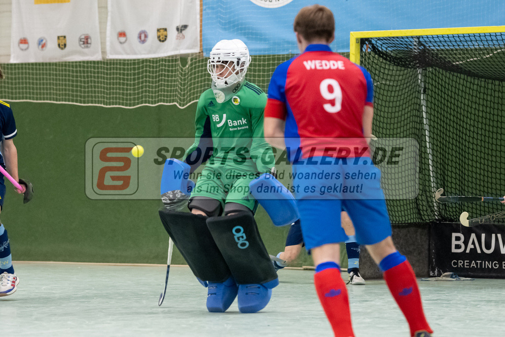 SFE_20230304_0047 | Deutsche Meisterschaft Männliche U16 Halle 2023 am 04.03.2023 in Köln (KTHC Stadion Rot-Weiss Köln Tennis and Hockey Club), Photo: Stephan Fehrmann 2022 (Sports-Gallery)