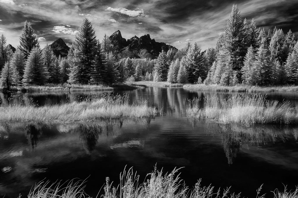usa-2015-454 | Schwabacher Landing im Grand Teton Nationalpark in den Rocky Mountains der USA ist ein Bootslandeplatz am Snake River. Von hier erschließt sich das Panorama des Nationalparks besonders eindrucksvoll. - Realisiert mit Pictrs.com