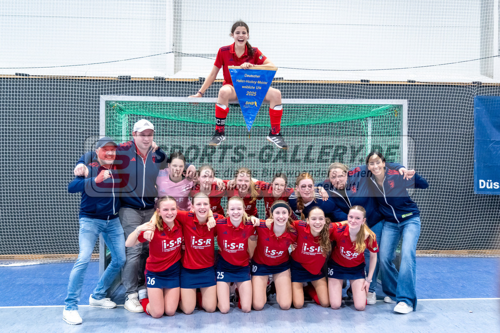 HK_20250223_103382 | Deutsche Meisterschaft wU14 Finale und Ehrungen am 23.2.2025 Düsseldorfer HC, Düsseldorf