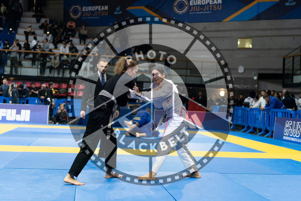 20240119PBB3350 | Fighters compete during the IBJJF European Championship in Paris, France, on January 19, 2024.