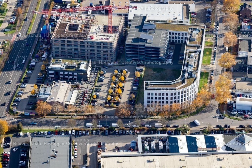 Luftbilder Aachen-7291 | Luftbildfotografie Neubau eines Büro- und Geschäftshauses " Landmarken AG " in Aachen im Bundesland Nordrhein-Westfalen, Deutschland - Realisiert mit Pictrs.com