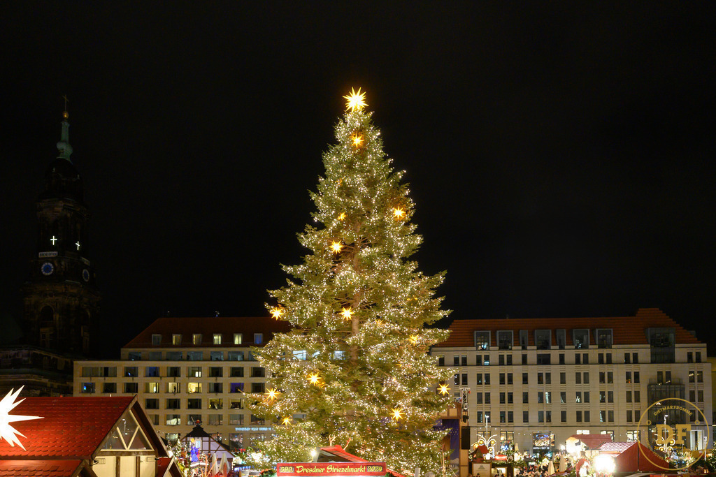 Striezelmarkt Dresden 11 - Weihnachtsbaum | Geschenke, Wandbilder und Accessoires mit Motiven aus Dresden und anderen schönen Orten zur Verschönerung Deines zu Hauses und zum verschenken gewünscht? Wähle Deine Lieblingsbild auf dem Produkt Deiner Wahl. 