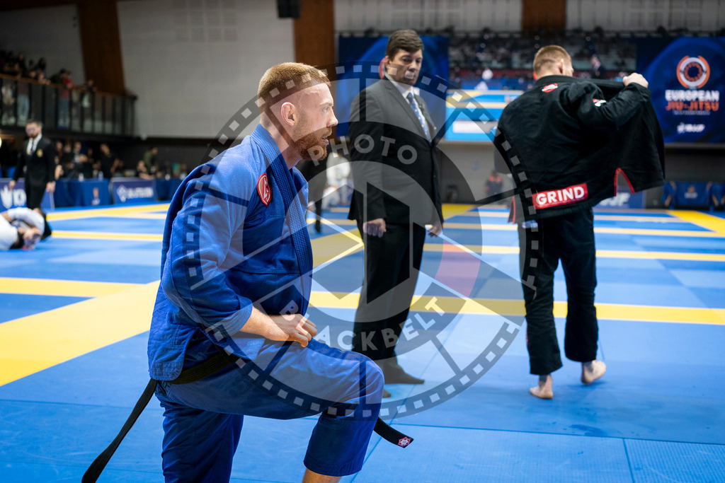 20240126PBB0317 | Fighters compete during the Brazilian Jiu-Jitsu European Championship of the IBJJF in Paris, France, on January 26, 2024.