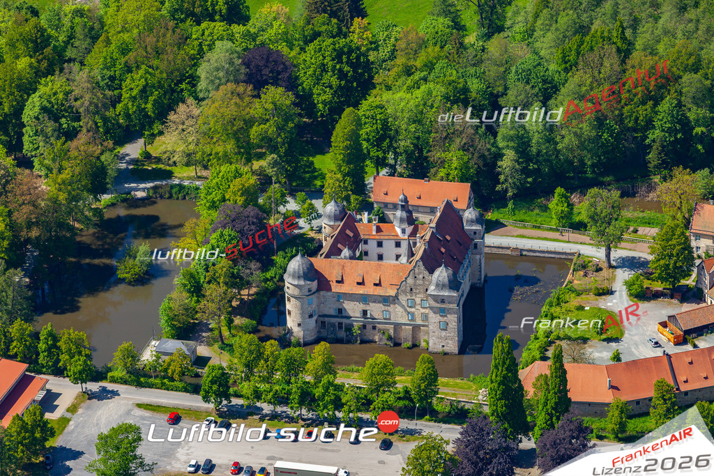 Das Luftbild der Stadt Mitwitz wurde 2020 vom Flugzeug heraus erstellt (keine Drohne) Aufnahmehöhe ca.400 Meter- hohe Auflösung und Qualität garantiert!