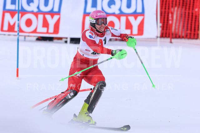 Audi FIS Ski World Cup: Men’s Slalom – Hahnenkamm Race, Kitzbuehel | Kitzbuehel, Austria, 25.Jan.26 - Alpine Skiing - FIS World Cup, Hahnenkamm Race, Slalom, men. The image shows RASCHNER Dominik (AUT, Fischer).