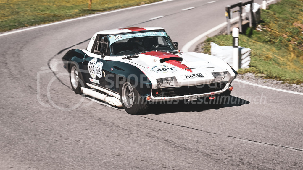 19. Arosa ClassicCar 2023 - 1. September 2023 | 19. Arosa ClassicCar 2023
Arosa, Schweiz
Stoop Ruedi aus Thalwil mit der Startnummer 309 in einem Chevrolet Corvette C2, Jahrgang 1964, in der Klasse Sport Trophy.
@arosaclassiccar, @arosa.official, #arosaclassiccar, #arosa, #76curves, #classiccar
Bild: Sportfotografie Markus Aeschimann | www.markus-aeschimann.ch - Realisiert mit Pictrs.com