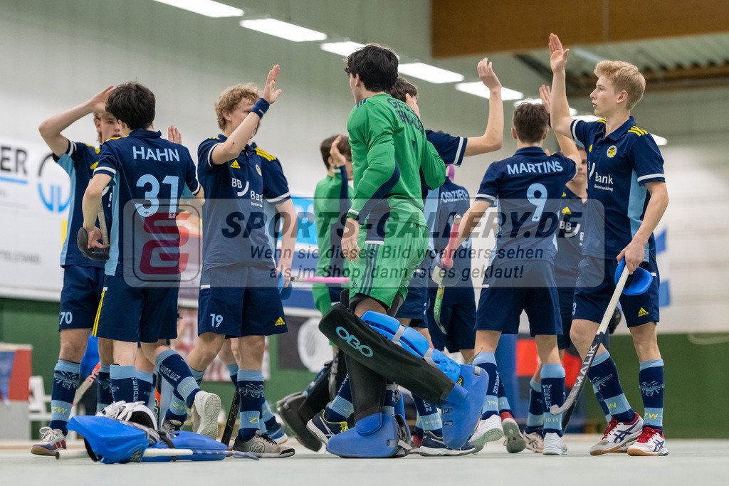 SFE_20230304_0006 | Deutsche Meisterschaft Männliche U16 Halle 2023 am 04.03.2023 in Köln (KTHC Stadion Rot-Weiss Köln Tennis and Hockey Club), Photo: Stephan Fehrmann 2022 (Sports-Gallery)