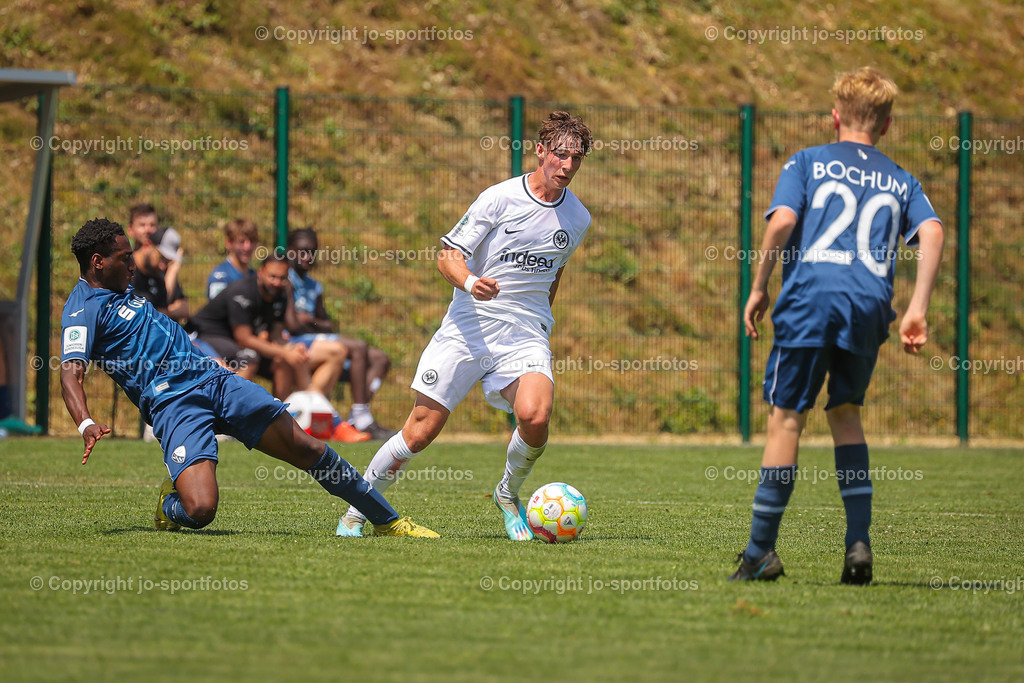 BQ3I6916 | 17.06.2023; Testspiel; Rasenplatz Offdilln; VfL Bochum U17 - Eintracht Frankfurt U17; Ergebnis: 3:1 (1:1)