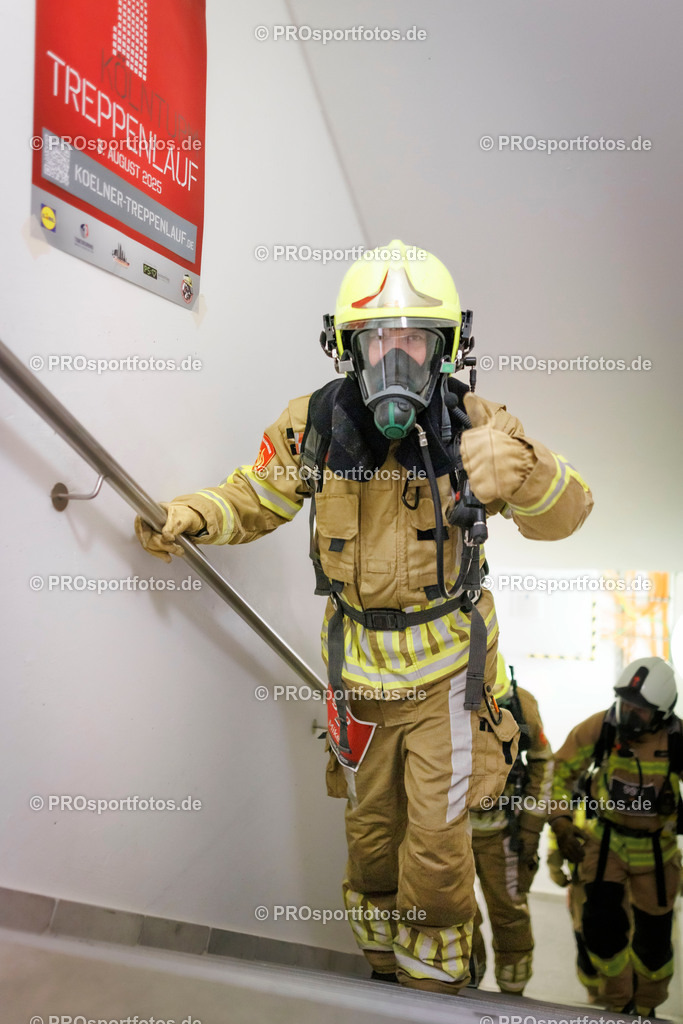 KölnTurm Treppenlauf; Köln, 03.08.2025 | Impressionen vom KölnTurm Treppenlauf am 03.08.2025 in Köln (Nordrhein-Westfalen). 