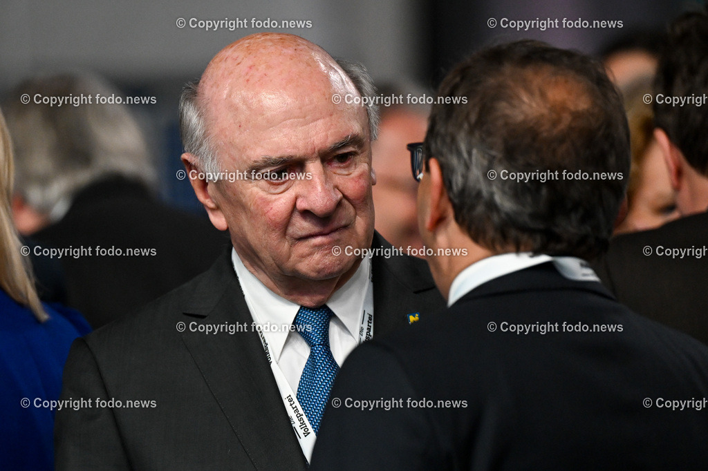 Der Oesterreichplan_ OeVP_ Wels_ 26.01.2024-12 | 26.01.2024, Wels, AUT, ÖVP, Der Österreichplan, im Bild Erwin Proell (VP, Landeshauptmann Niederoesterreich a. D.)