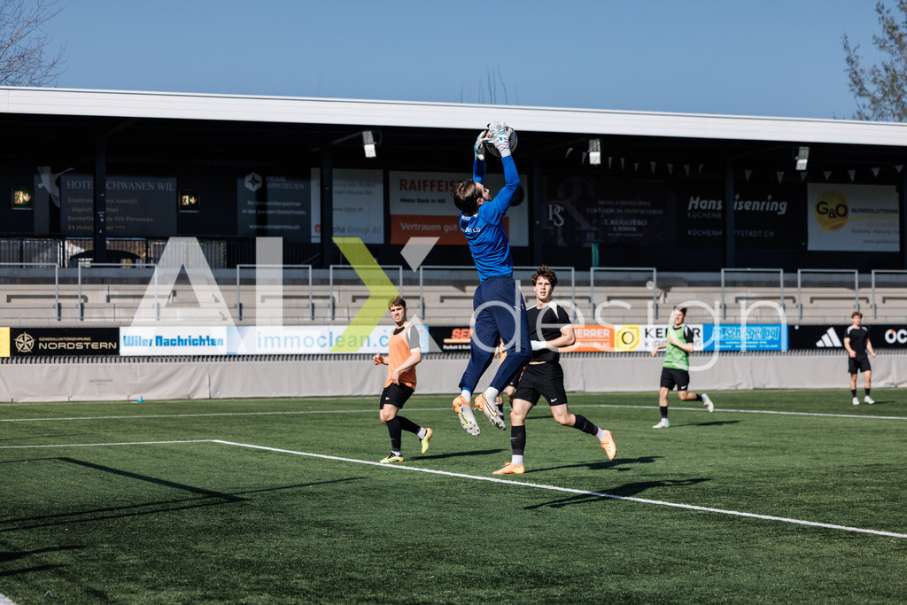 Fussball I Herren I Saison 2025-2026 I 2. Liga Interregional – Gruppe 5 I 17. Spieltag I FC Wil 1900 II - FC Seefeld Zürich I 11.04.2026 | 1 Mischa Stähelin (CH) (FC Seefeld Zürich) – Torwart - Realisiert mit Pictrs.com