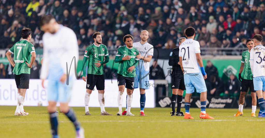 2. Bundesliga, Saison 2025/26, 21. Spieltag: SC Preußen Münster - VfL Bochum | Münster, 06.02.2026: 2. Bundesliga, 21. Spieltag, SC Preußen Münster gegen VfL Bochum im LVM-Preußenstadion in Münster. Foto: sportfotografie.ms | Markus Paletta - Realisiert mit Pictrs.com